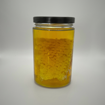 100% Raw Honey with Honeycomb Chunks (500g)