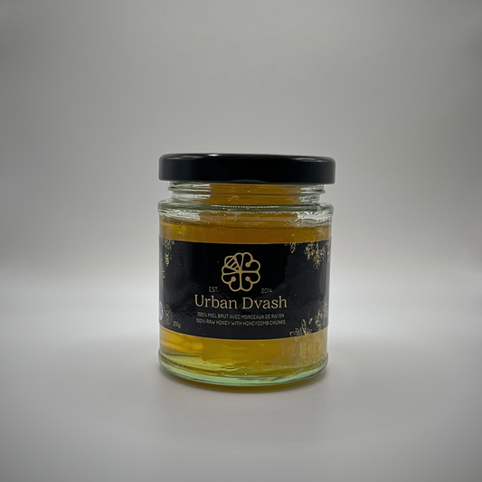100% Raw Honey with Honeycomb Chunks (250g)